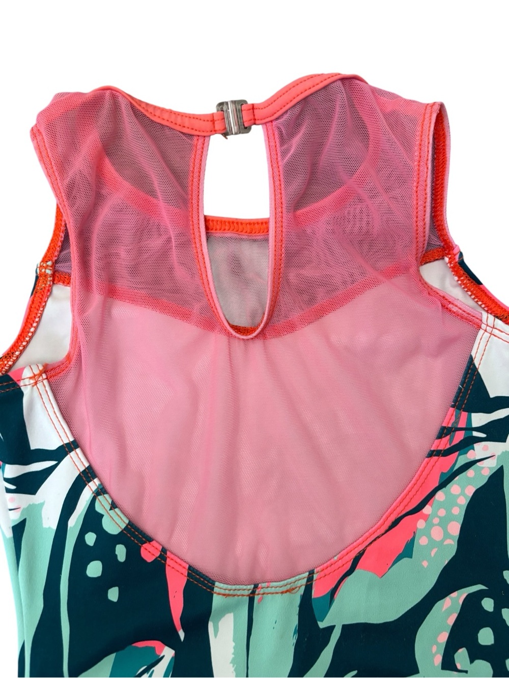 GK Elite Suni Lee Grounded Growth Gymnastic
Peach Floral Tank Leotard CM - Picture 7 of 14